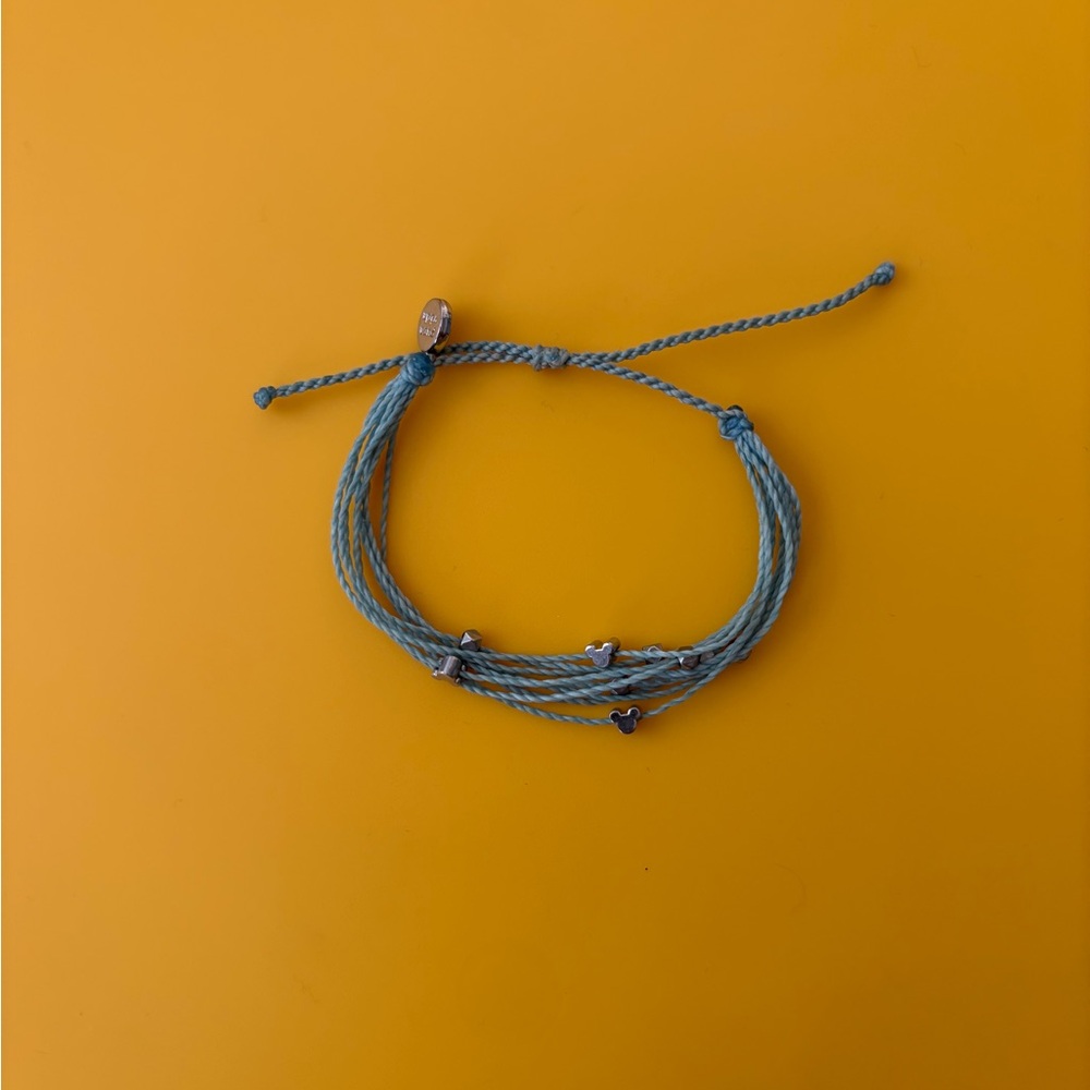 Pura Vida Blue Bracelet with Silver Accents
